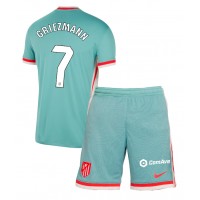 Camisa de Futebol Atletico Madrid Antoine Griezmann #7 Equipamento Secundário Infantil 2024-25 Manga Curta (+ Calças curtas)